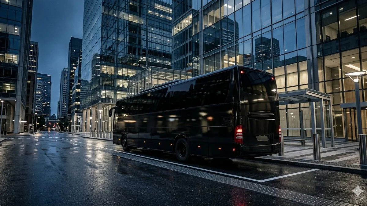 54-passenger coach bus
