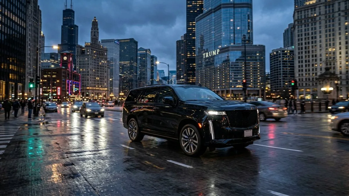 2026 Cadillac Escalade luxury SUV limo service Chicago O'Hare