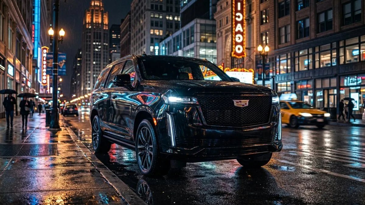 Cadillac Escalade ready to book for O'Hare car service