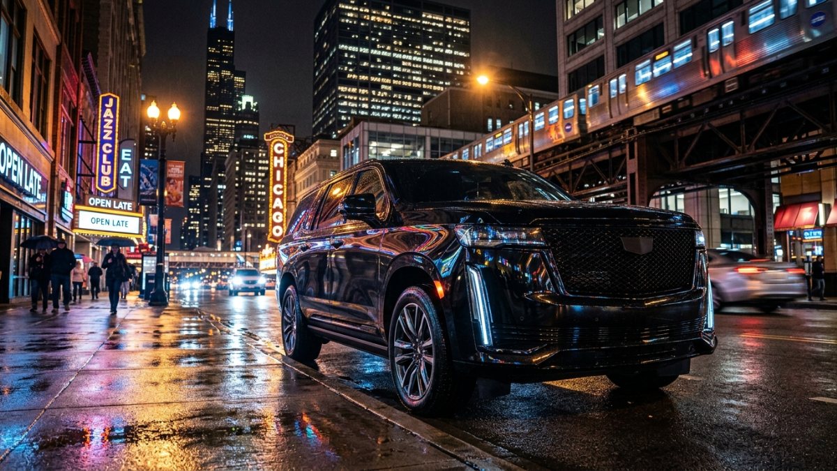 Cadillac Escalade luxury SUV - front
