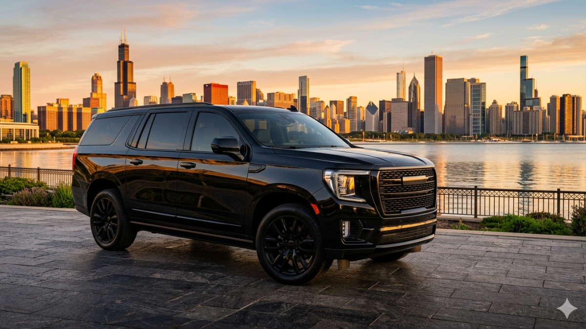GMC Yukon XL for Skokie O'Hare airport transfers