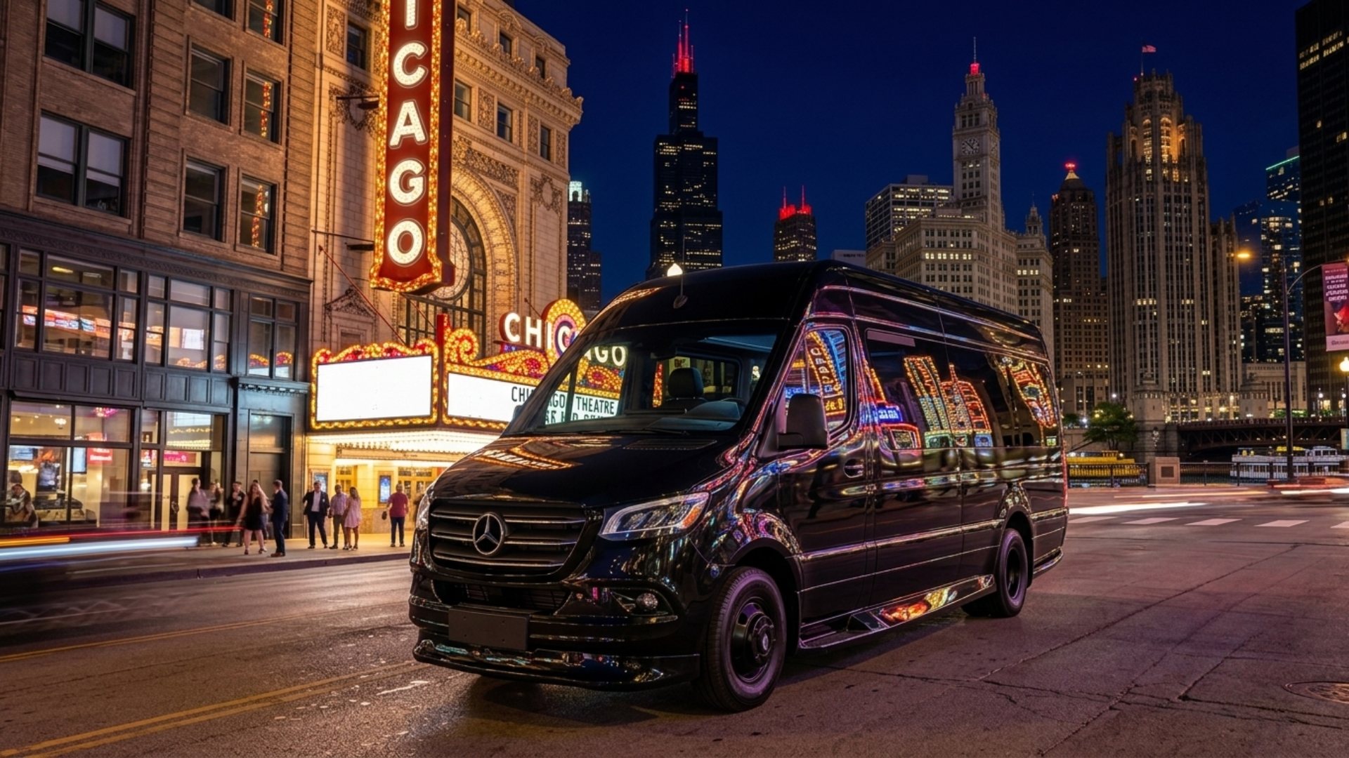 Jet-style Mercedes-Benz Sprinter - exterior profile