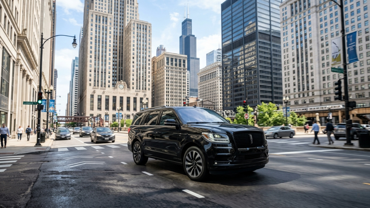 Lincoln Navigator SUV for Northbrook O'Hare car service
