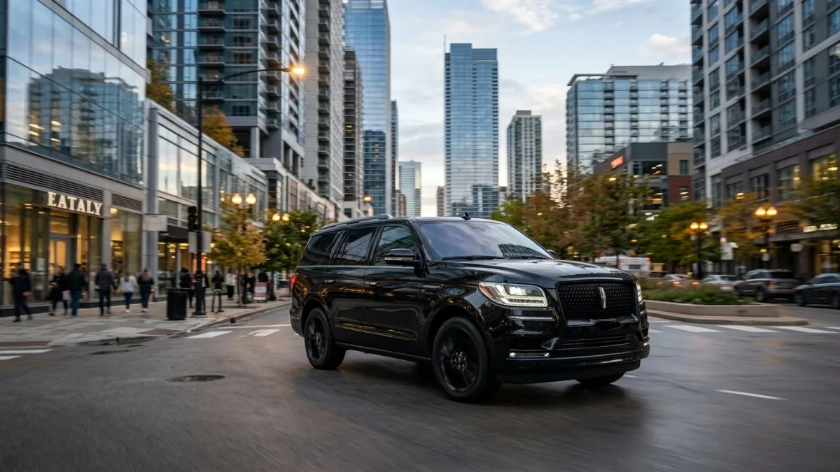 2026 Lincoln Navigator corporate limo service for O'Hare transfers