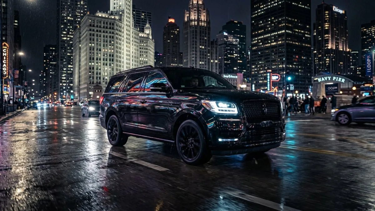 Lincoln Navigator executive SUV - cabin