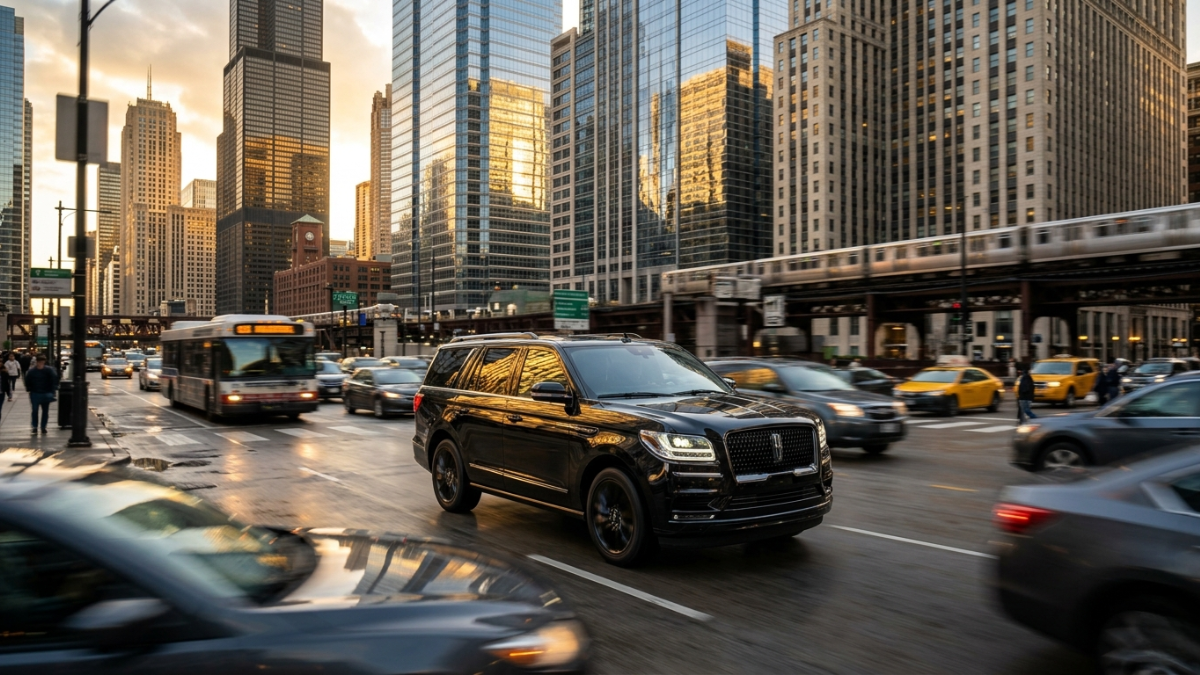 Lincoln Navigator executive SUV — front