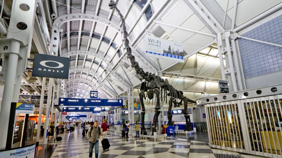 Aerial view of Chicago O'Hare International Airport