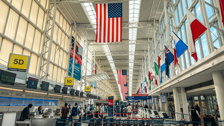 O'Hare departures terminal