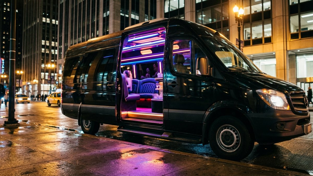 Party bus for Chicago nights out and group celebrations